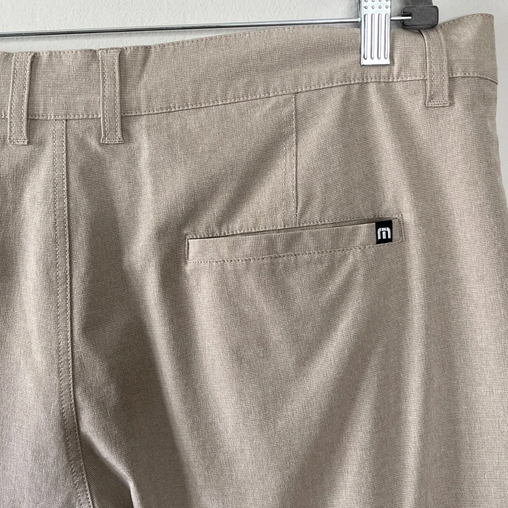 Travis Mathew Mens Shorts Hybrid Casual Golf Walking‎ Everyday Tan